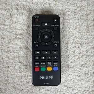 Original OEM Philips NC098 remote control for Blu-ray players with batteries
